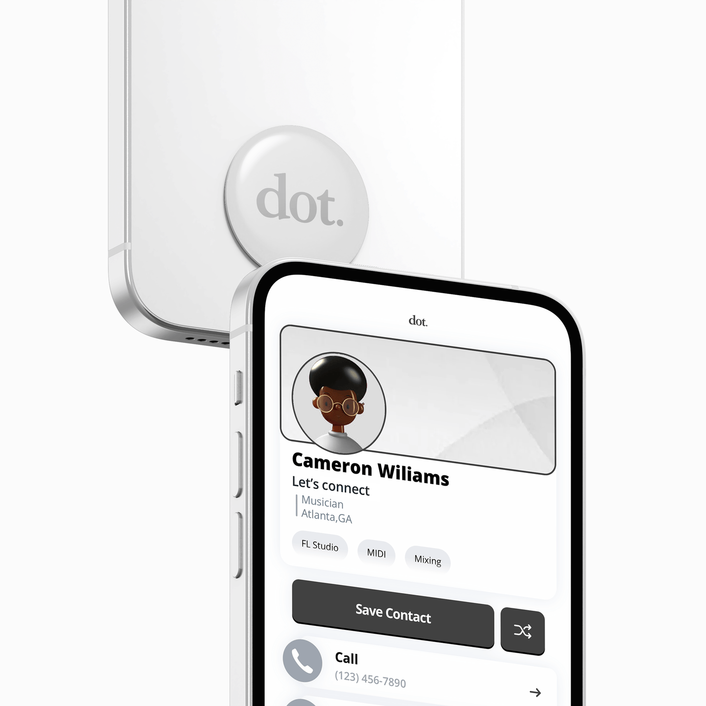 dot. classic - Tap Compatible with iPhone & Android