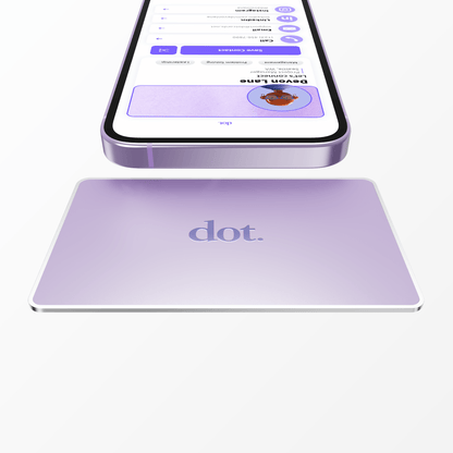dot. Card Metal - Digital Business Card - Tap Compatible with iPhone & Android