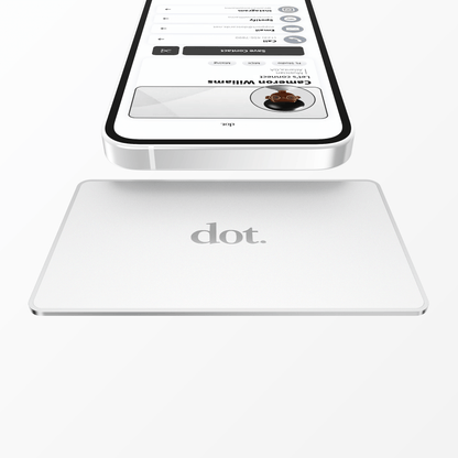 dot. Card Metal - Digital Business Card - Tap Compatible with iPhone & Android