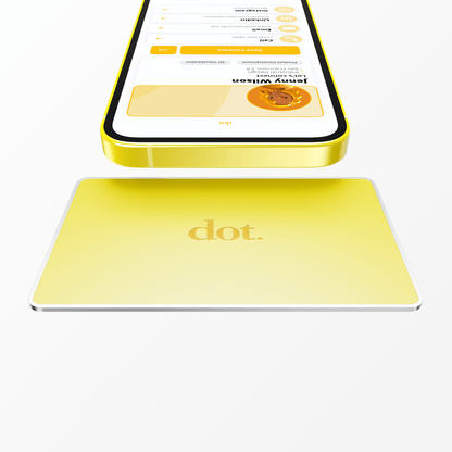 dot. Card Metal - Digital Business Card - Tap Compatible with iPhone & Android